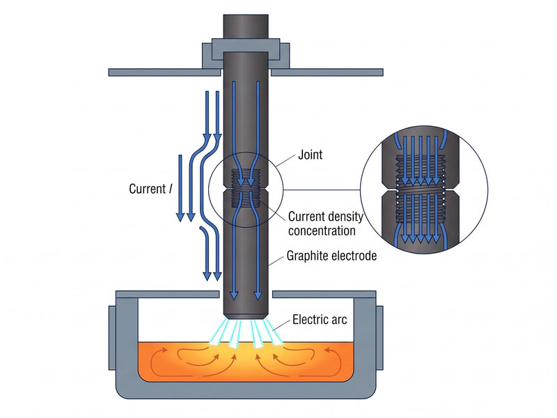 graphite electrode joint working condition